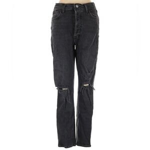 AGOLDE Women’s Nico High Rise Distressed Black‎ Jeans Size 27